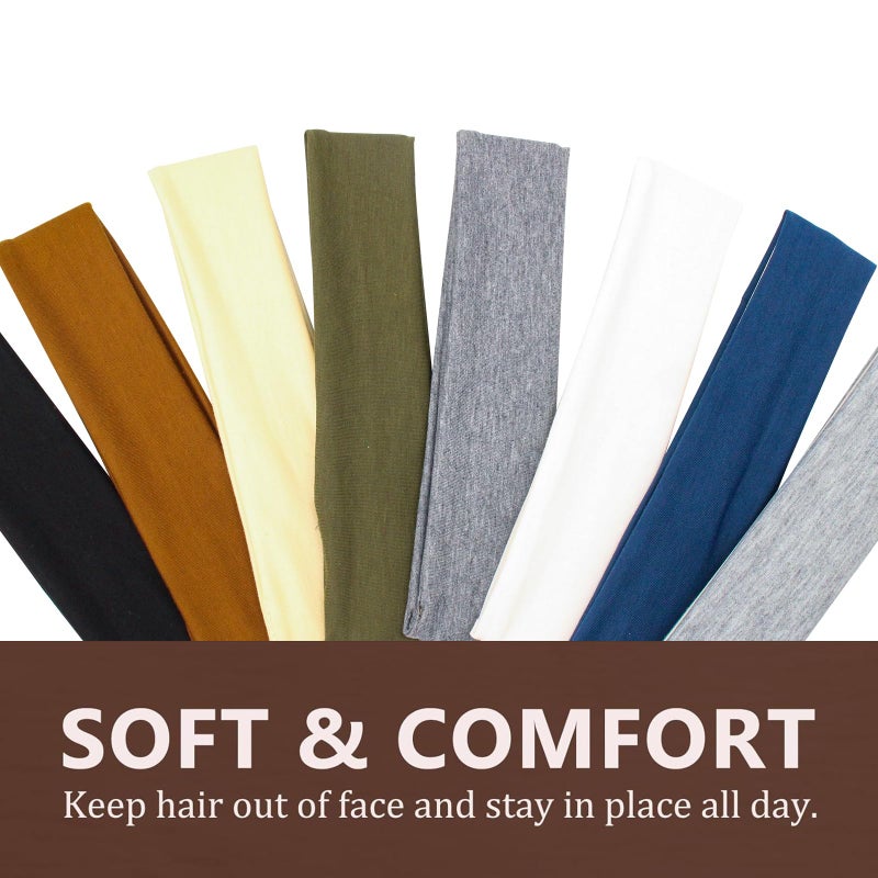 كاريد أربطة شعر كاريد للنساء، أربطة شعر رياضية مانعة للانزلاق، أربطة شعر مرنة للتمارين الرياضية واليوغا والجري، عبوة من 8 قطع - Image 3